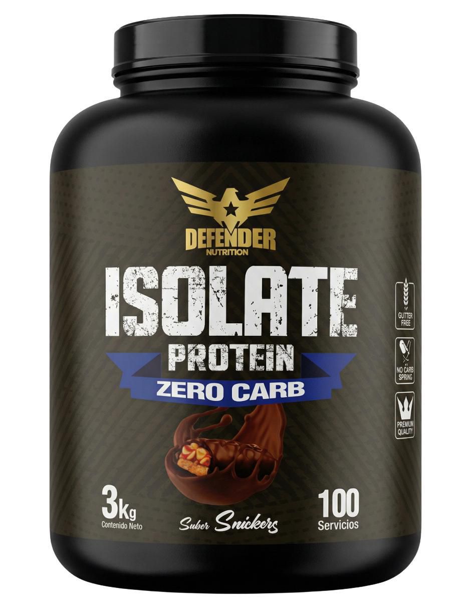 Isolate protein zero carb con proteína de suero de leche sabor chocolate de 3 kg