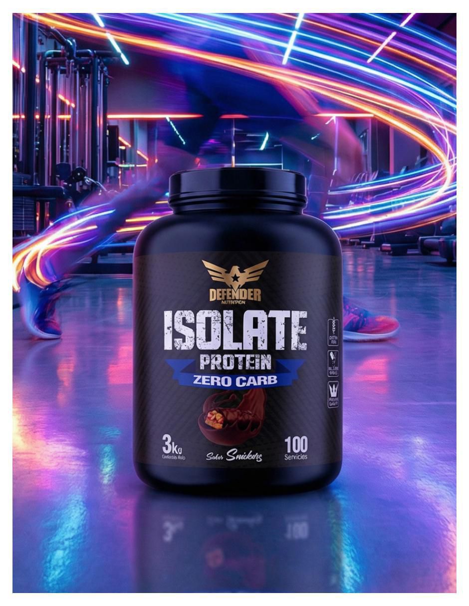 Isolate protein zero carb con proteína de suero de leche sabor chocolate de 3 kg 3