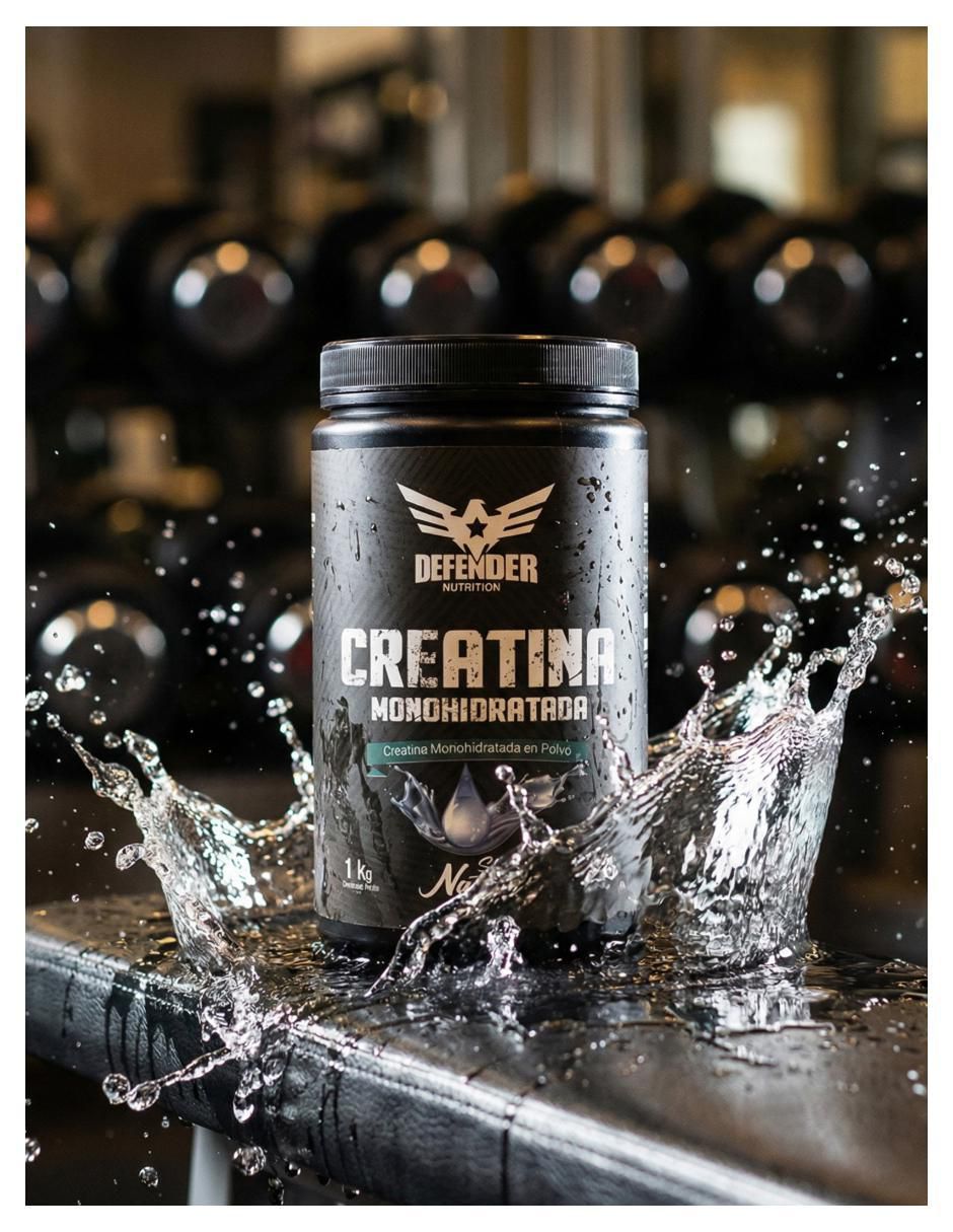 Creatina monohidratada sabor natural de 1 kg 3