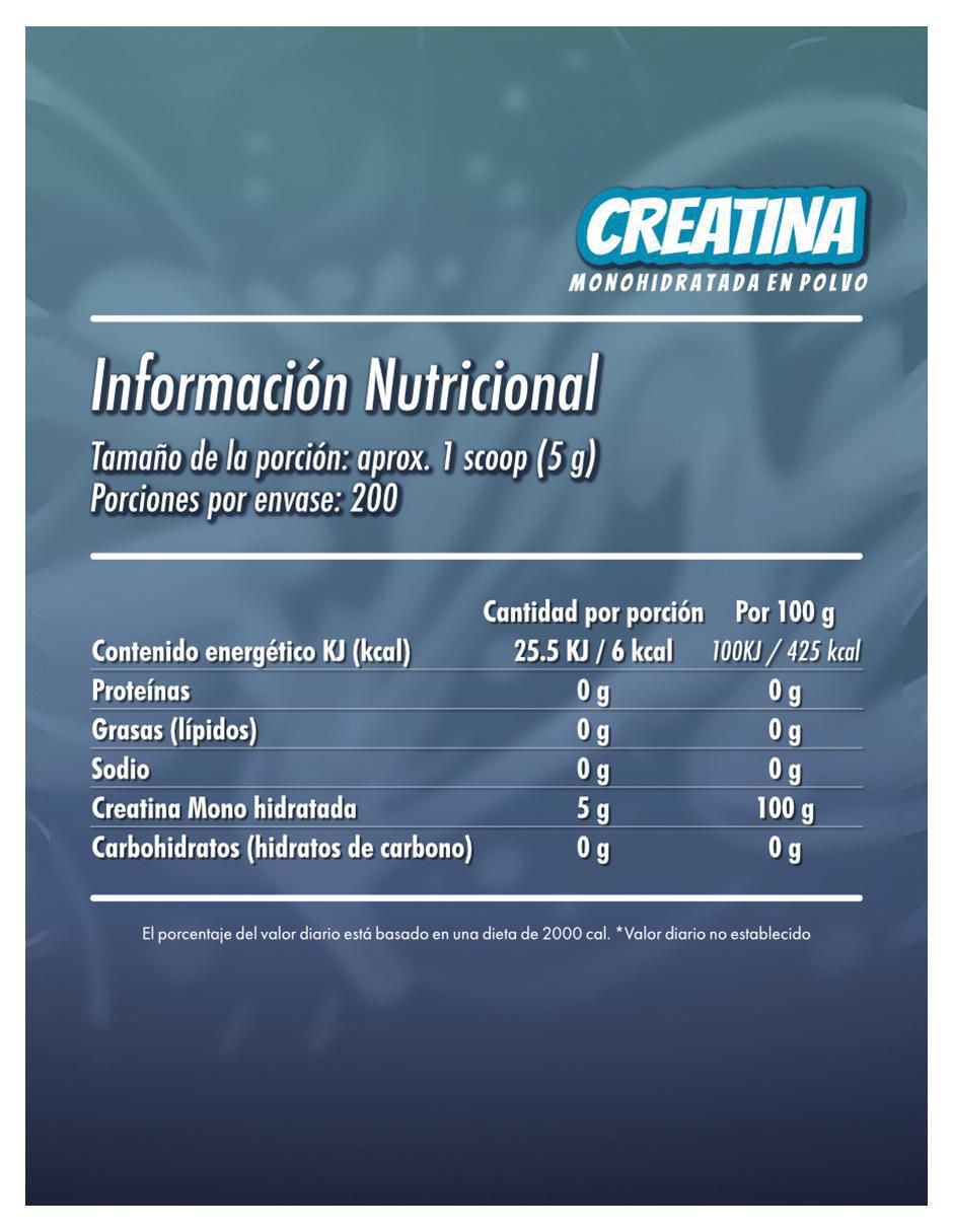 Creatina monohidratada con creatina monohidratada sabor natural de 1 kg 5