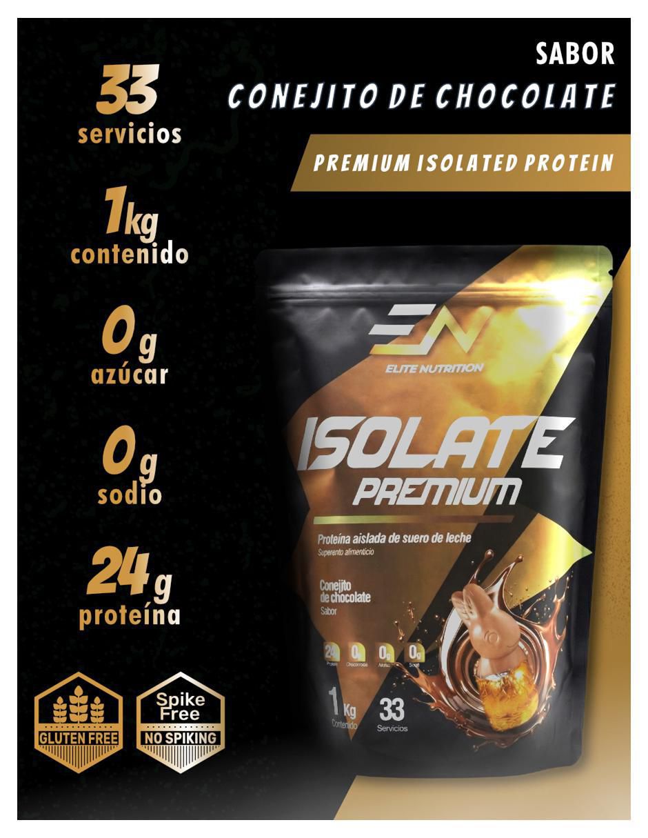 Iso her con proteína de suero de leche aislado sabor chocolate de 1 kg 2