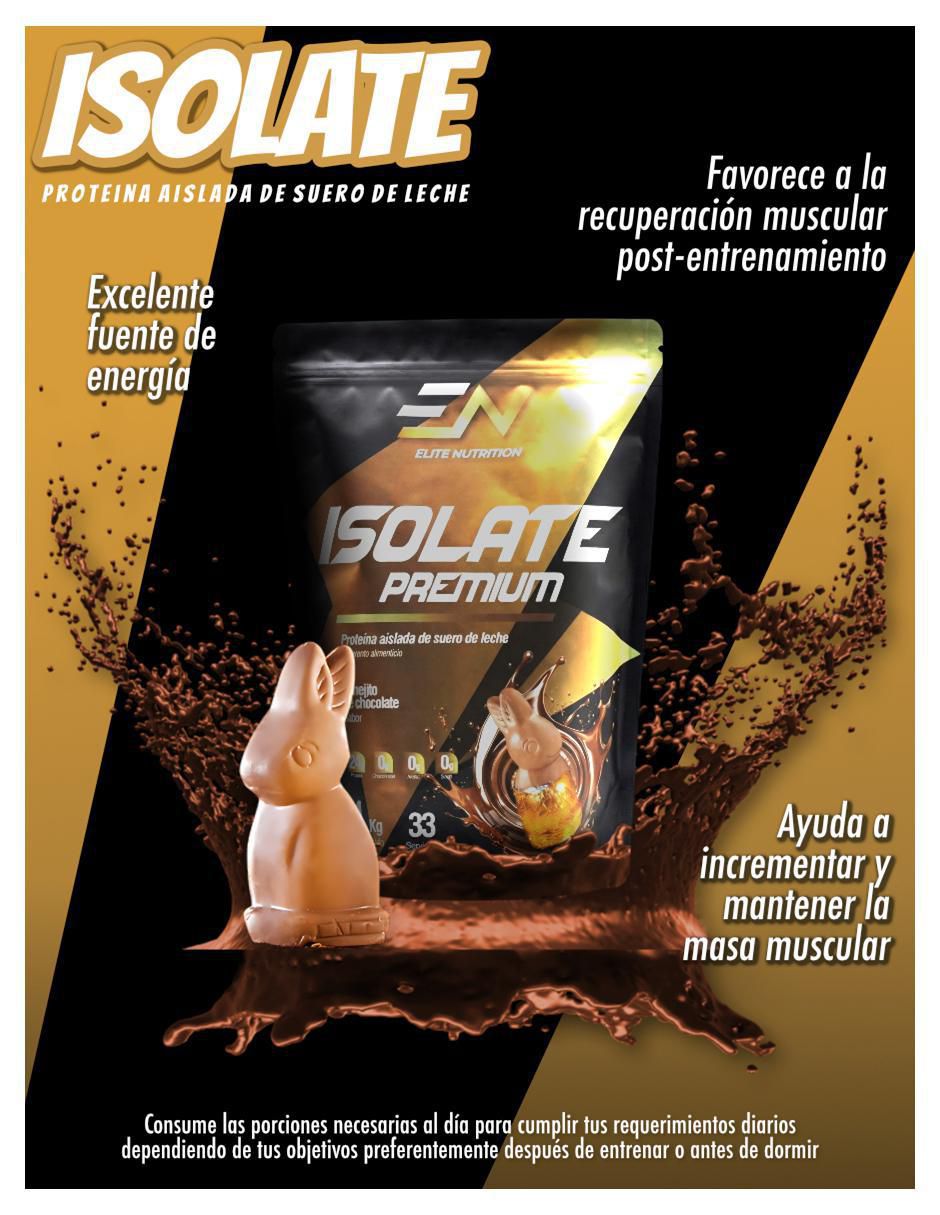 Iso her con proteína de suero de leche aislado sabor chocolate de 1 kg 4