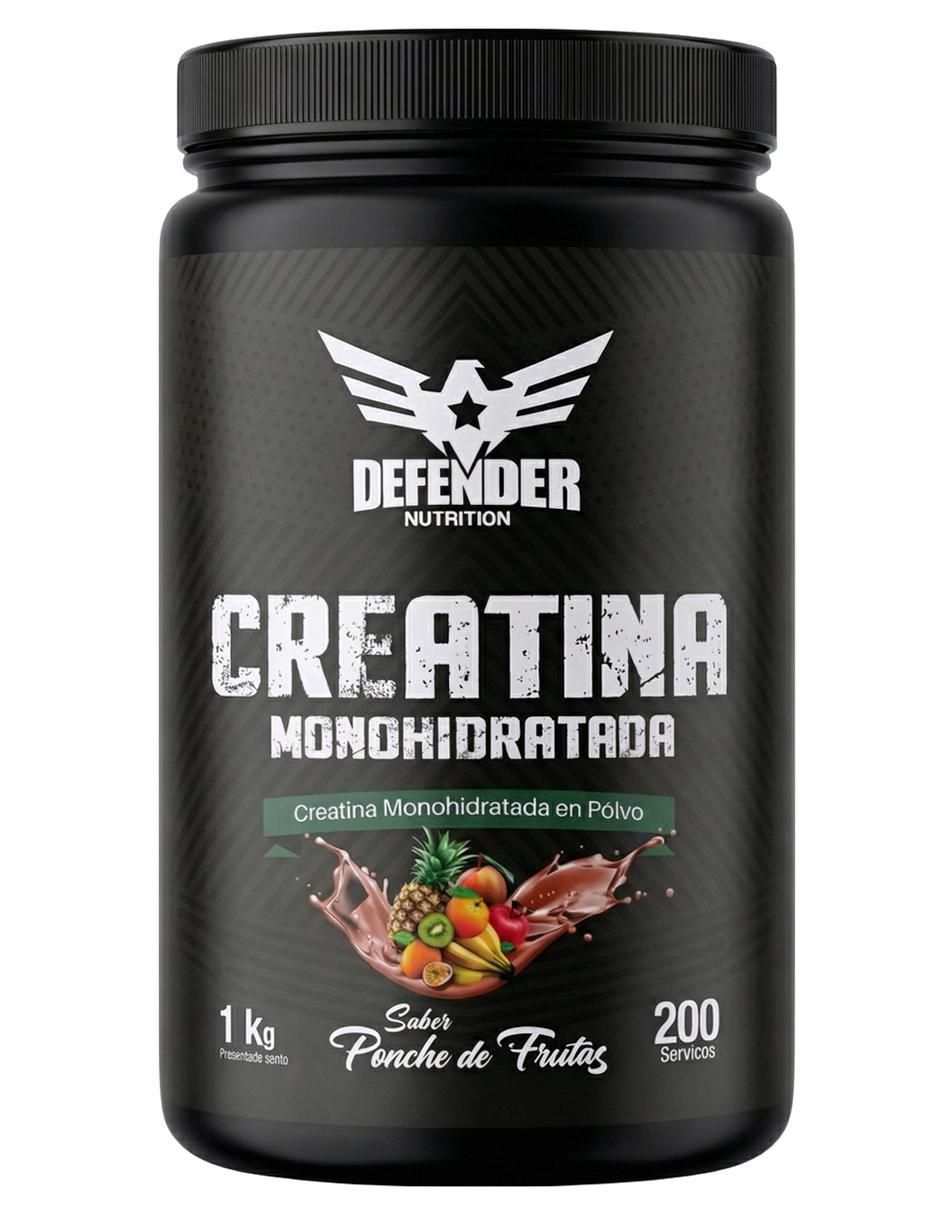 Creatina monohidratada con creatina ponche de frutas de 1 kg