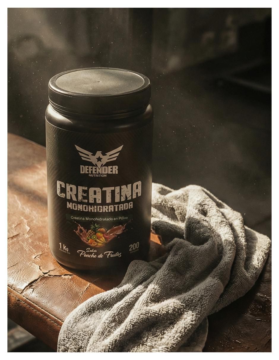 Creatina monohidratada con creatina ponche de frutas de 1 kg 3