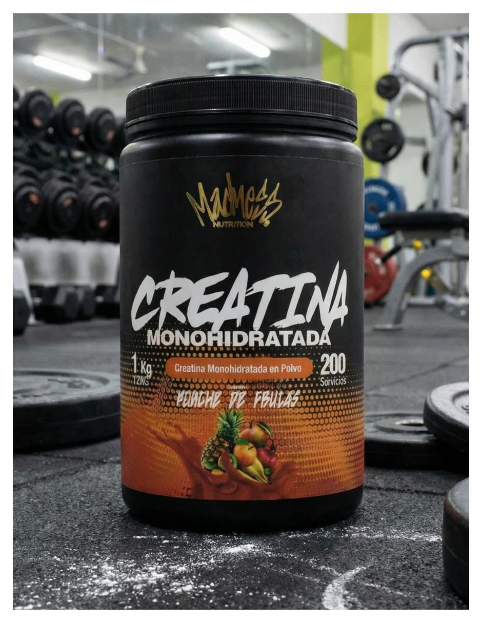 Creatina monohidratada sabor ponche de frutas de 1 kg 3