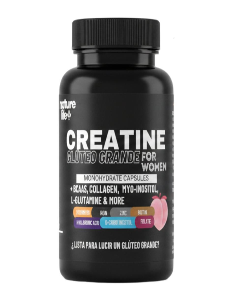 Creatinegluteo grande for women con creatina + vitaminas y aminoácidos de 30 cápsulas Creatinegluteo grande for women con creatina + vitaminas y aminoácidos de 30 cápsulas