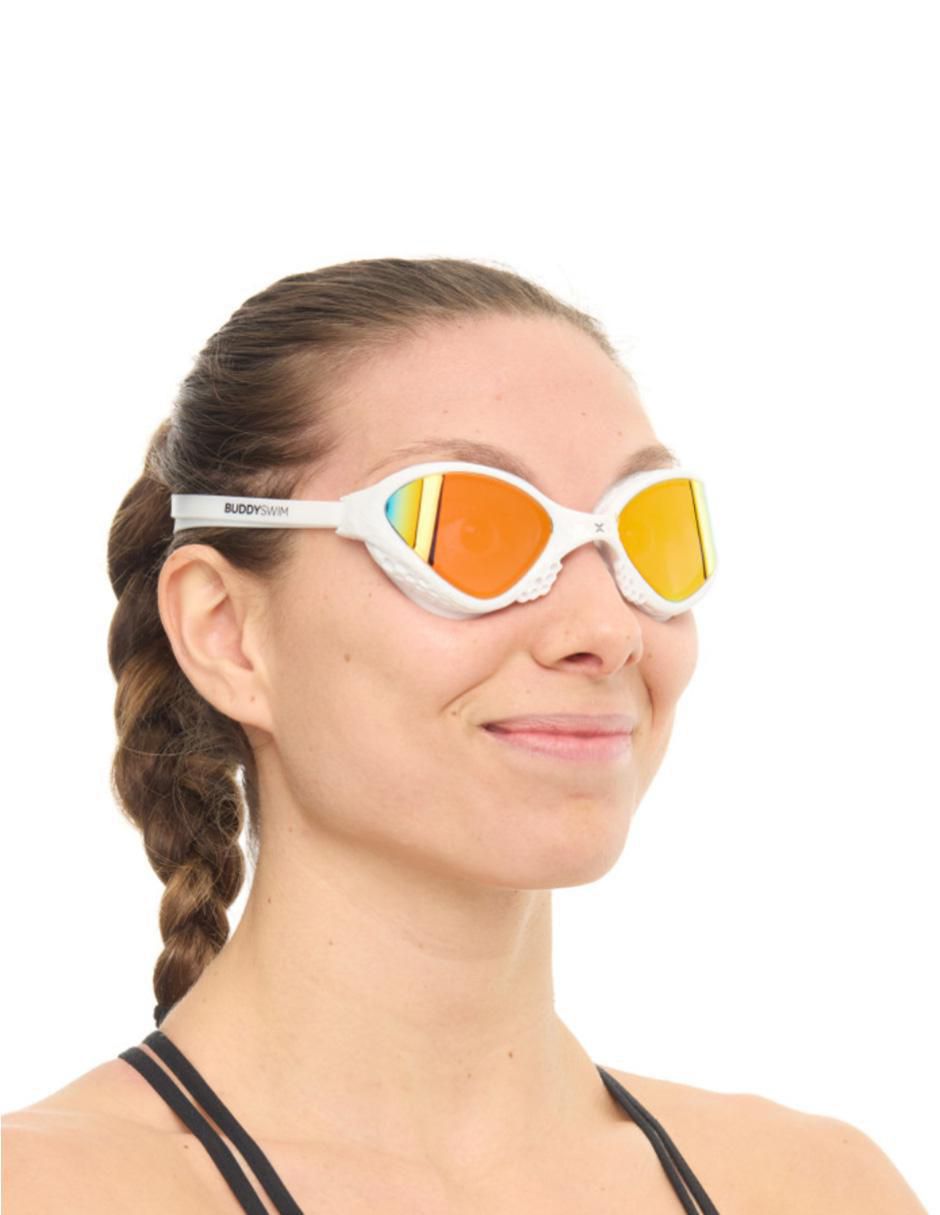 Goggles espejo y polarizadas buddyswim "para" natación