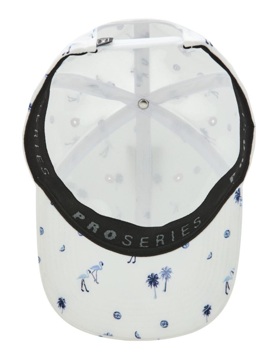 Gorra con visera curva para golf Print Flamingo unisex 3
