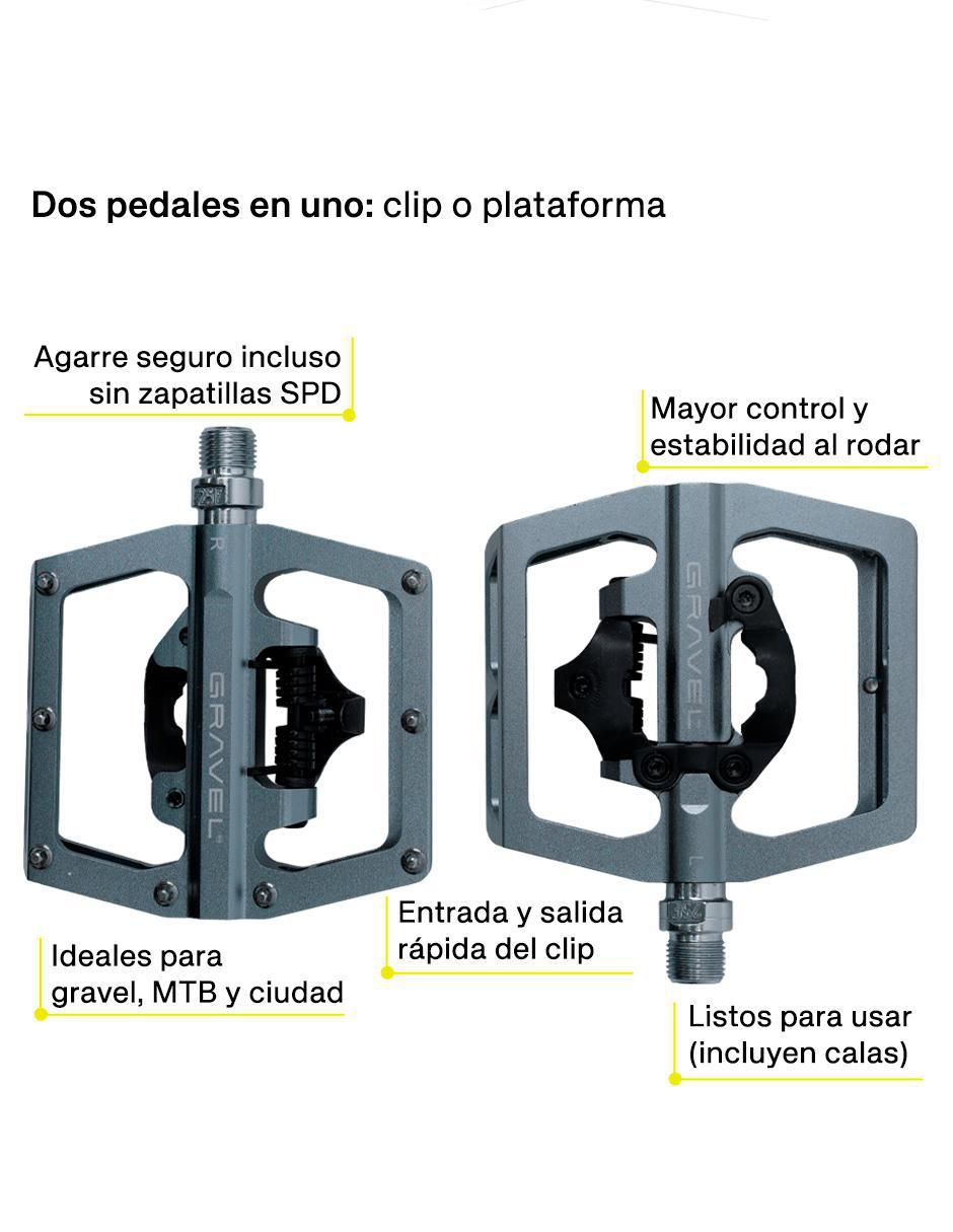 "pedales para bicicleta" montaña gravel