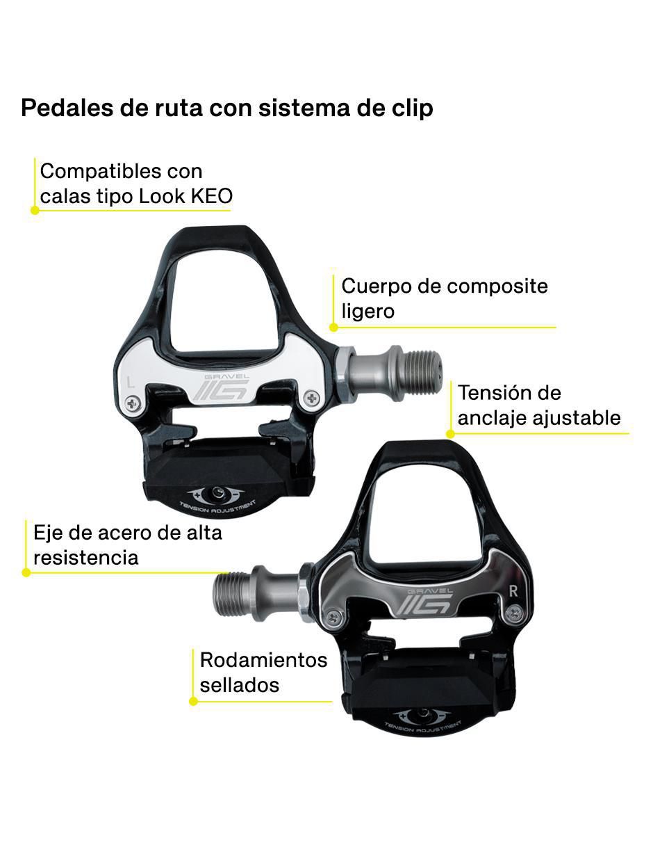 "pedales para bicicleta" de ruta gravel