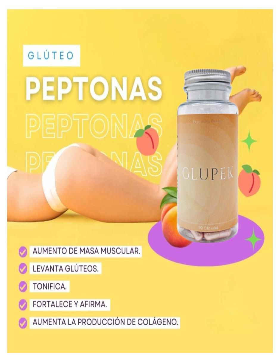 Glutekpeptonas con multivitaminico de 90 cápsulas 4