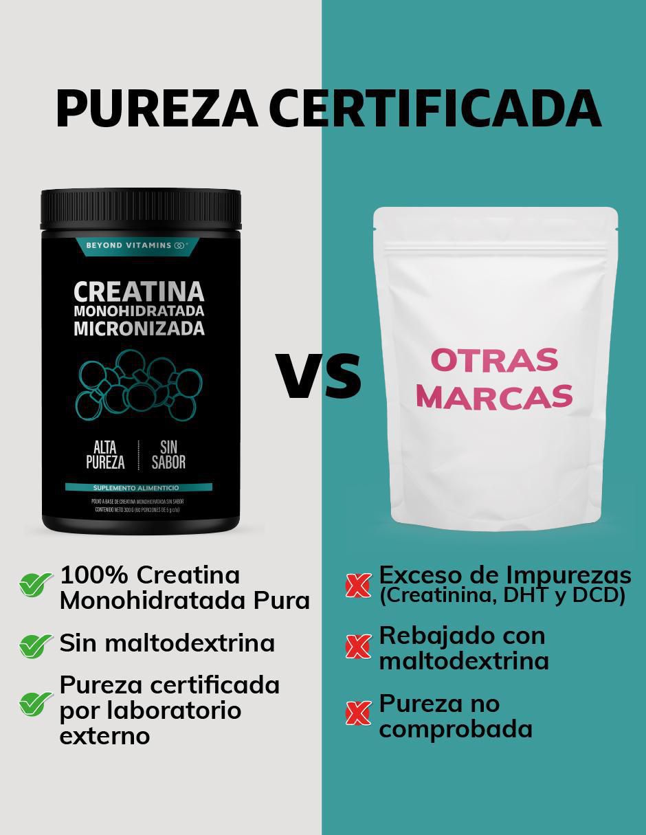 Creatina Monohidratada Micronizada de 300 g 6