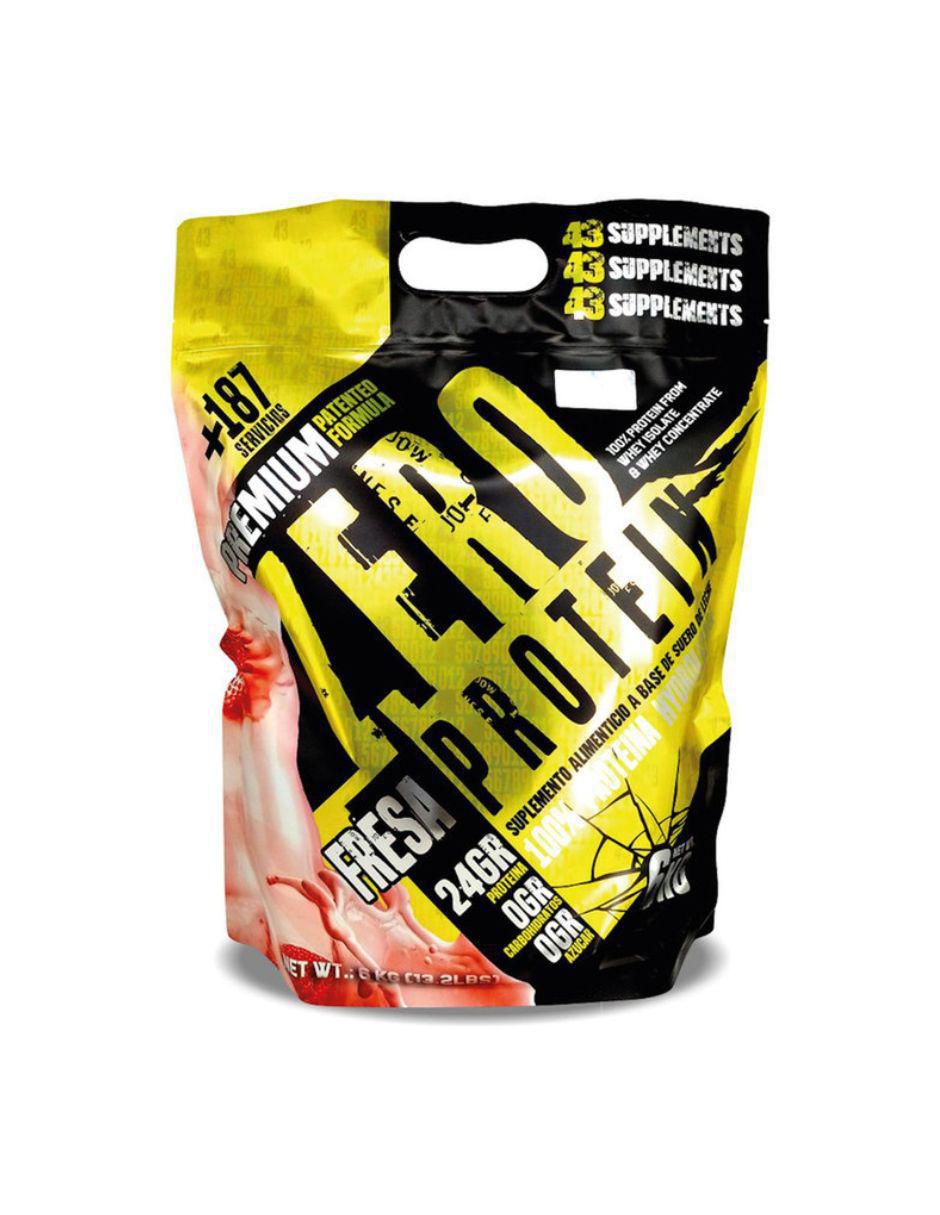 Proteína hidrolizada zero sabor fresa de 6 kg Proteína hidrolizada zero sabor fresa de 6 kg