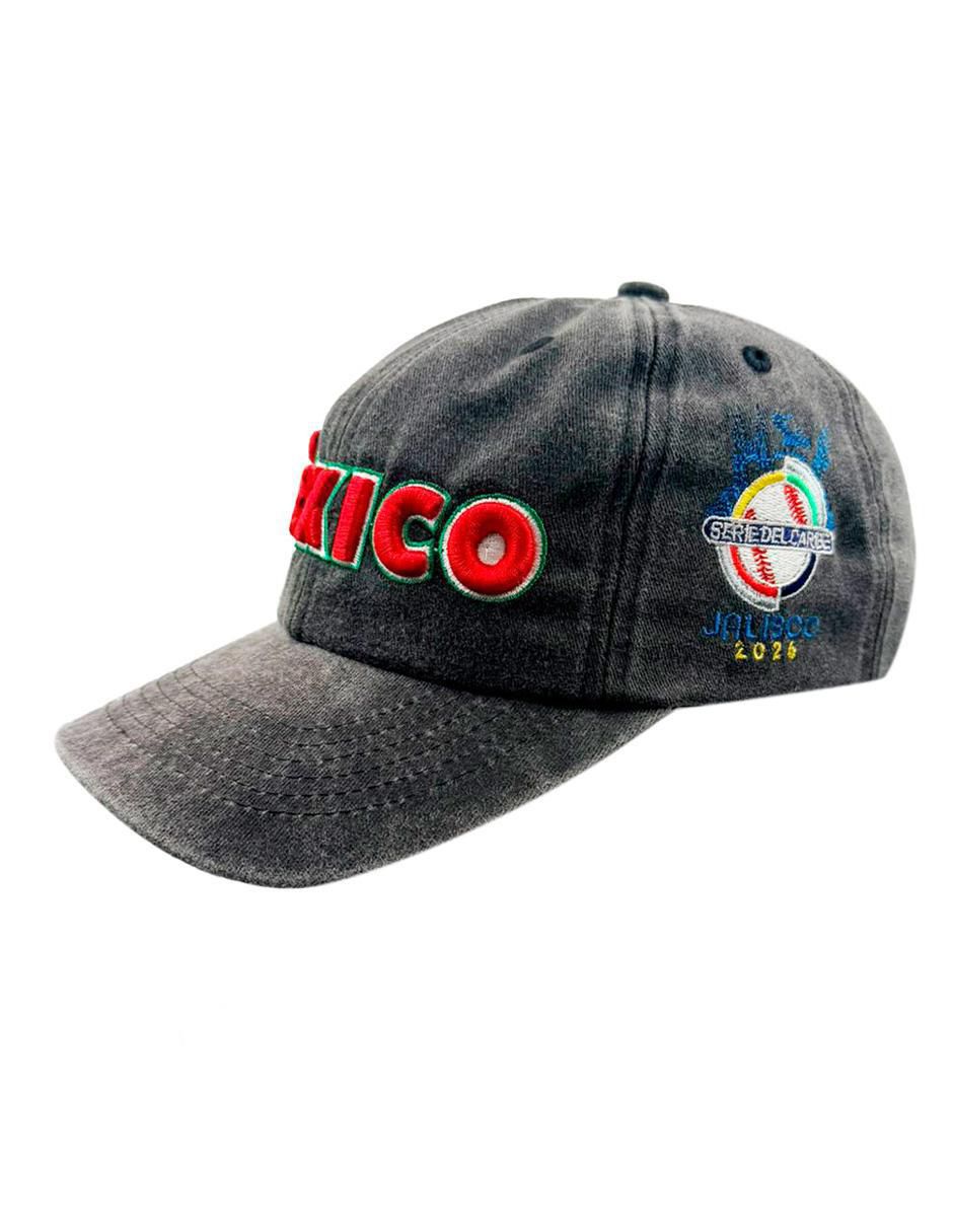 Gorra visera curva correa ajustable para béisbol Charros de Jalisco México unisex