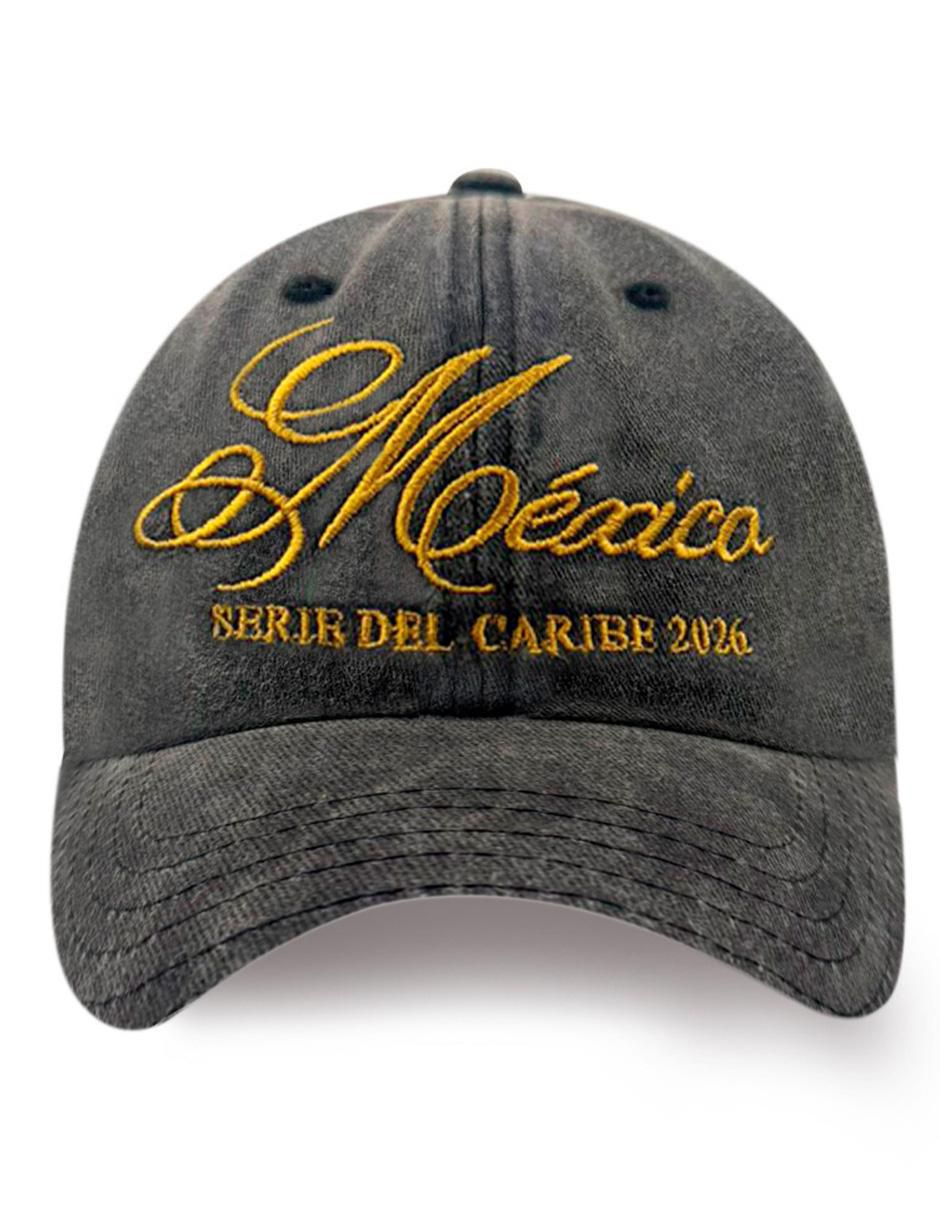 Gorra visera curva correa ajustable para béisbol Charros de Jalisco México unisex