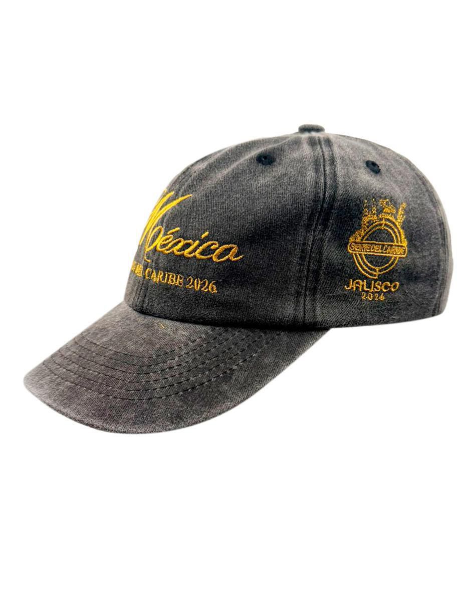 Gorra visera curva correa ajustable para béisbol Charros de Jalisco México unisex
