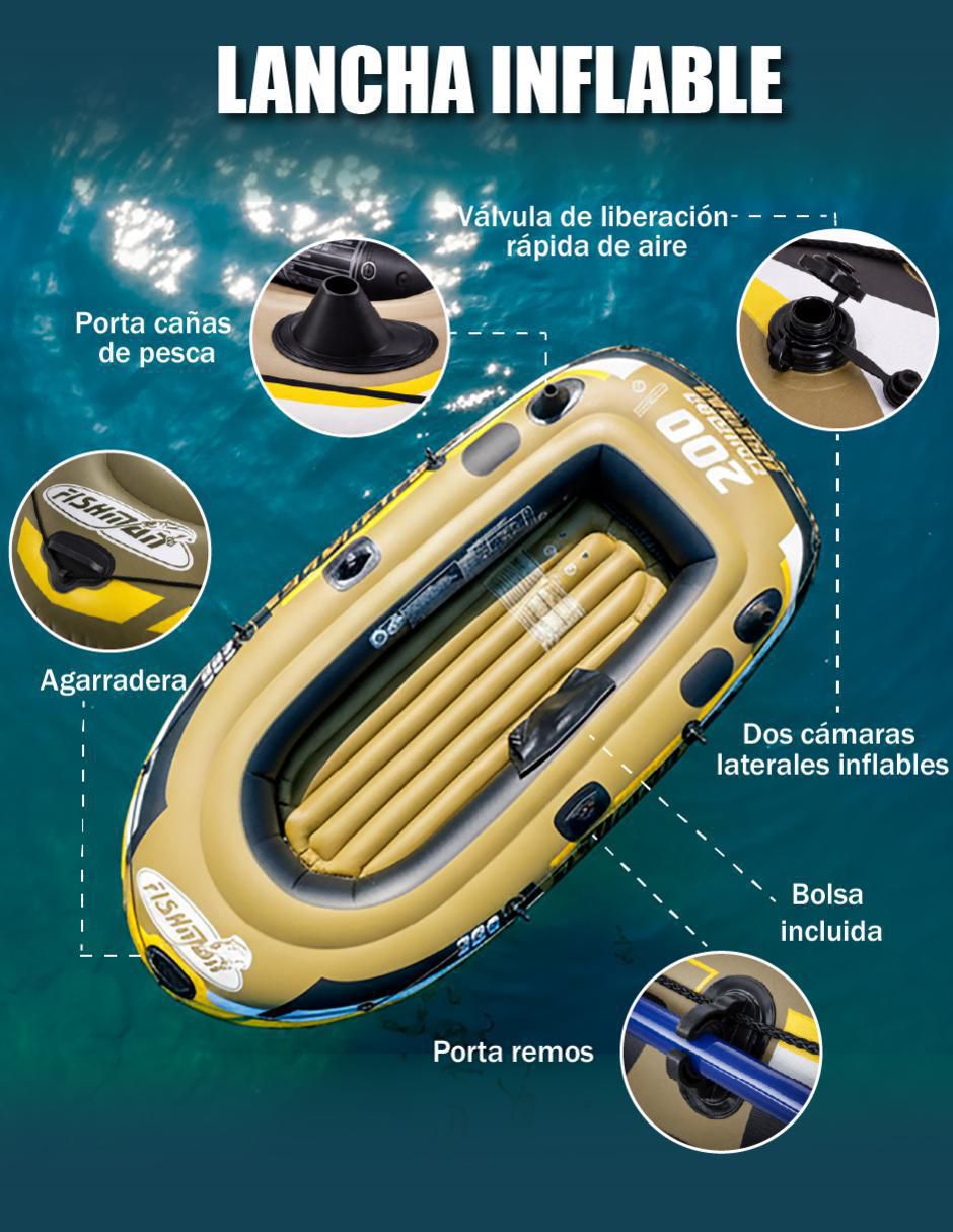 Lancha inflable fishman 200 3