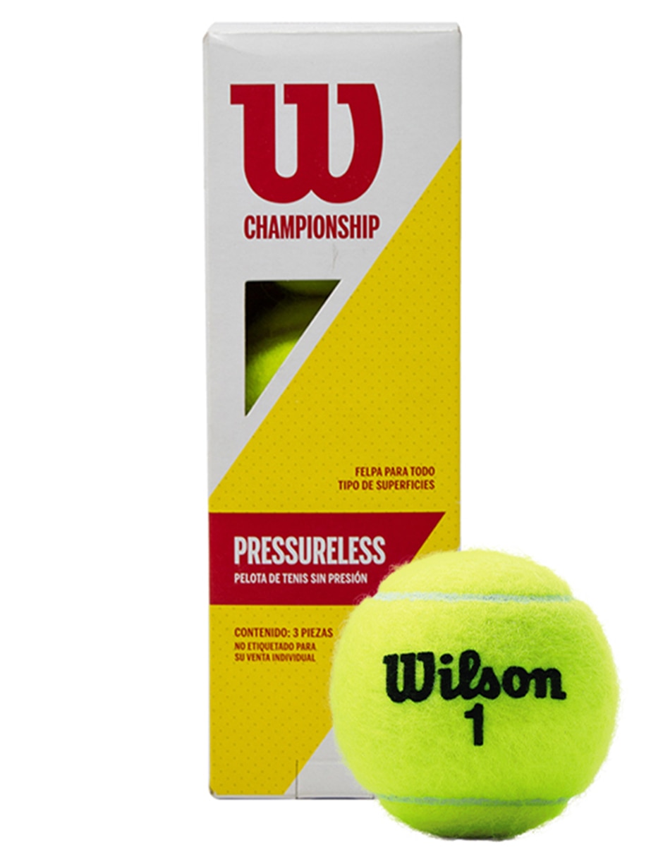 Set de pelotas Wilson Pressureless Tenis